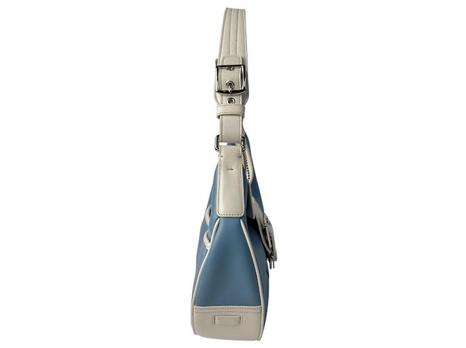 Borsa Coach Soho One-Shoulder in pelle azzurra Blu chiaro - vista 4