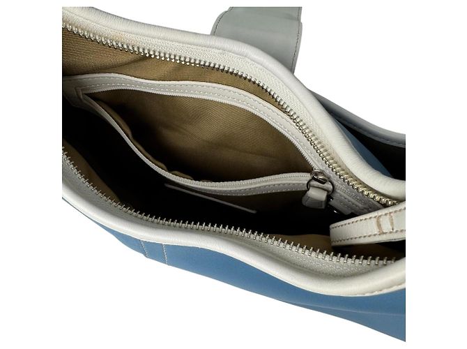 Borsa Coach Soho One-Shoulder in pelle azzurra Blu chiaro - vista 7