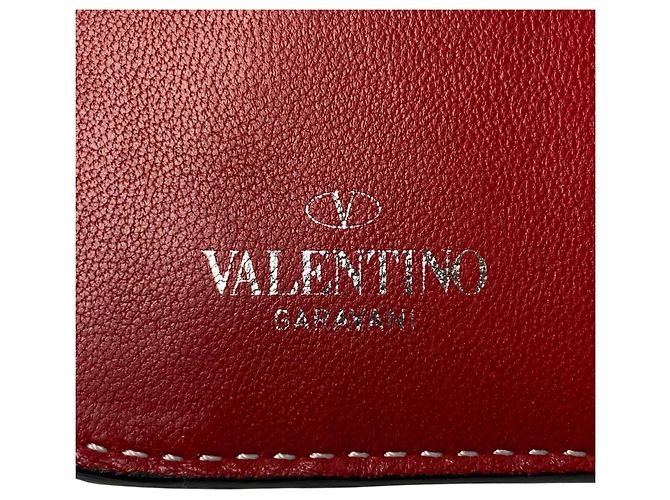 Cartera bi-fold de Valentino Garavani para mujer Blanco Roja - vista 10
