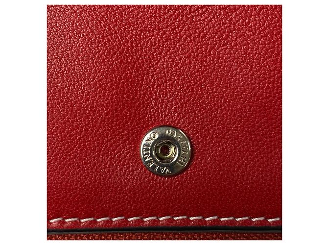 Cartera bi-fold de Valentino Garavani para mujer Blanco Roja - vista 11