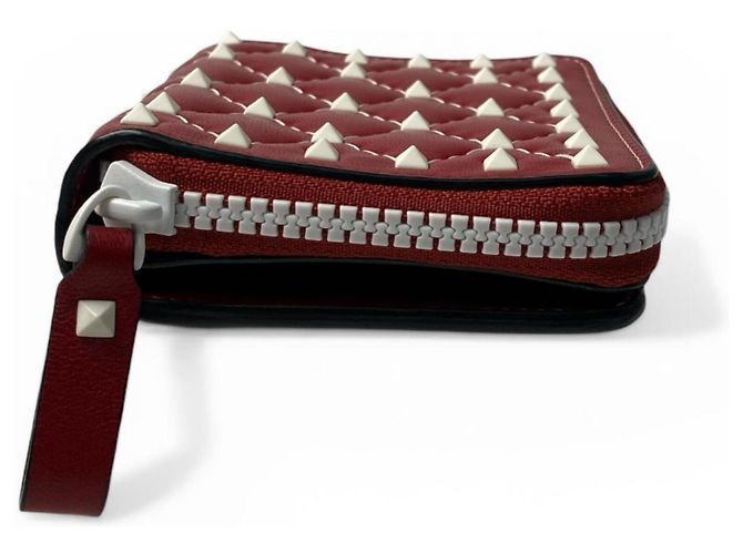 Cartera bi-fold de Valentino Garavani para mujer Blanco Roja - vista 4