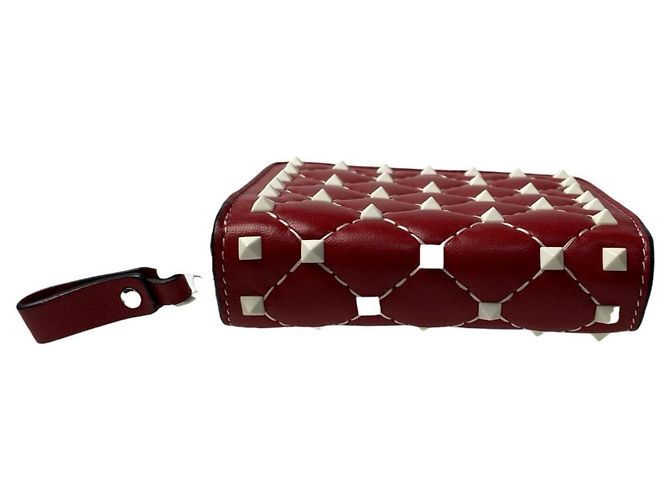 Cartera bi-fold de Valentino Garavani para mujer Blanco Roja - vista 5