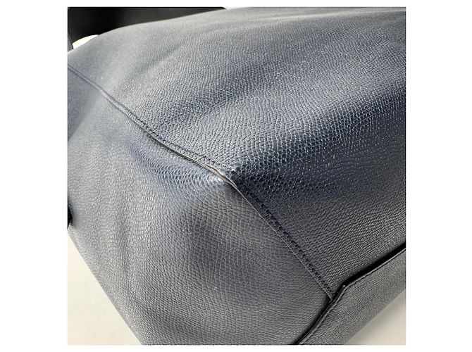 Borsa a secchiello Valextra con pochette Blu navy - vista 15