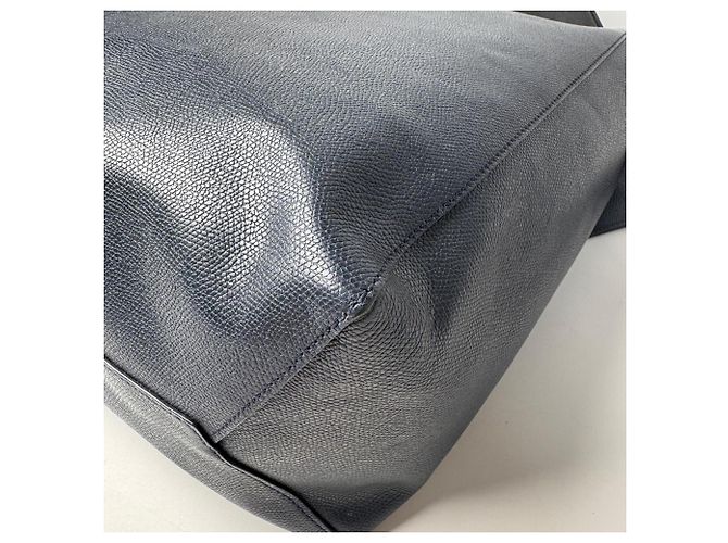 Borsa a secchiello Valextra con pochette Blu navy - vista 16