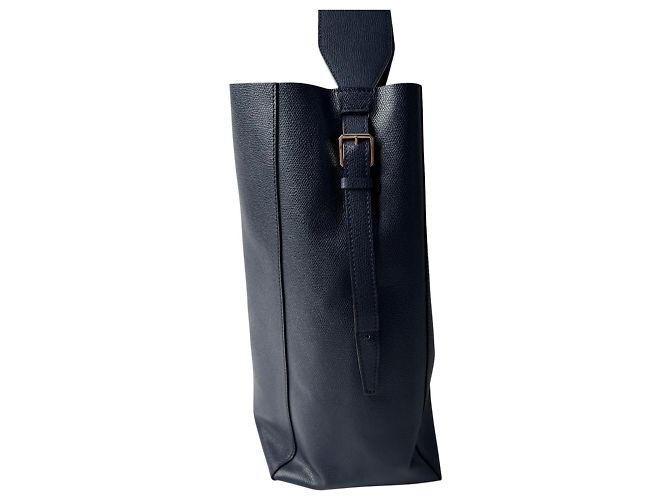 Borsa a secchiello Valextra con pochette Blu navy - vista 4