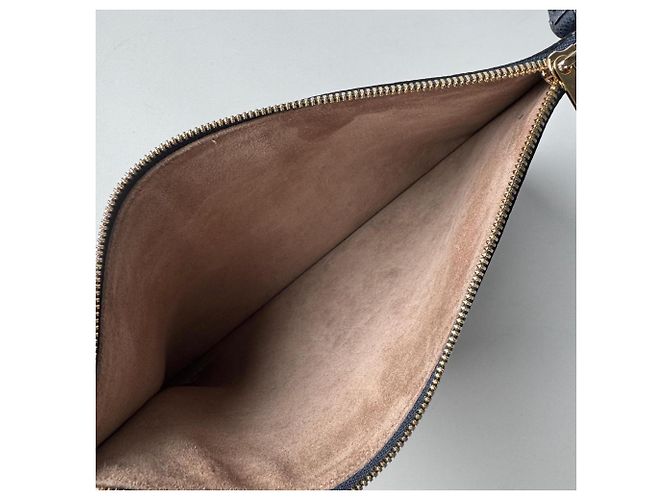Borsa a secchiello Valextra con pochette Blu navy - vista 9
