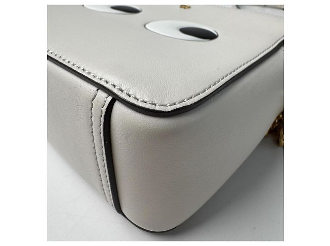 Borsa a tracolla Anya Hindmarch Eyes Chain Crudo - vista 11