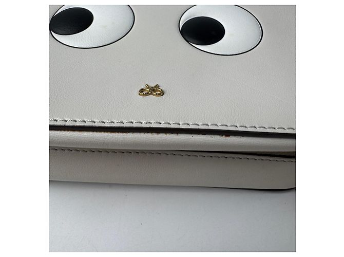 Borsa a tracolla Anya Hindmarch Eyes Chain Crudo - vista 17