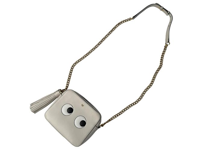 Borsa a tracolla Anya Hindmarch Eyes Chain Crudo - vista 2