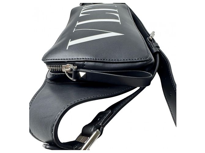 Borsa Sling in pelle nera Valentino Garavani Nero - vista 4