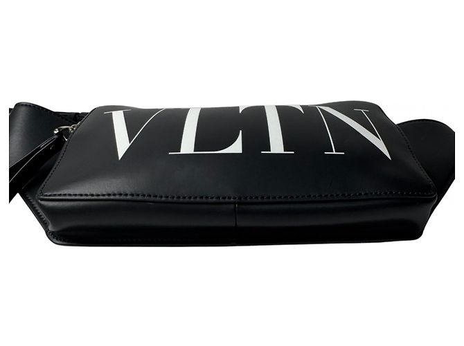 Borsa Sling in pelle nera Valentino Garavani Nero - vista 6