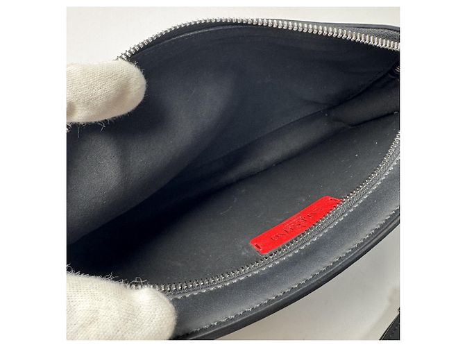 Borsa Sling in pelle nera Valentino Garavani Nero - vista 7