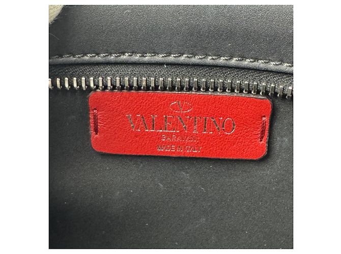 Borsa Sling in pelle nera Valentino Garavani Nero - vista 8