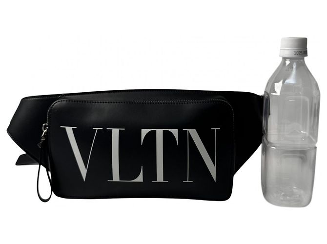 Borsa Sling in pelle nera Valentino Garavani Nero - vista 9