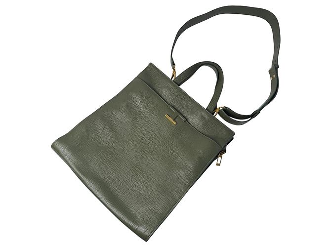 Tod's T-Timeless 2-Way Schultertasche/Tote Bag Grün - Ansicht 2