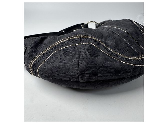 Borsa Coach One-Shoulder Signature Nero - vista 11