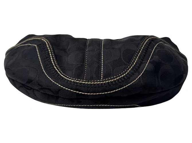 Borsa Coach One-Shoulder Signature Nero - vista 5