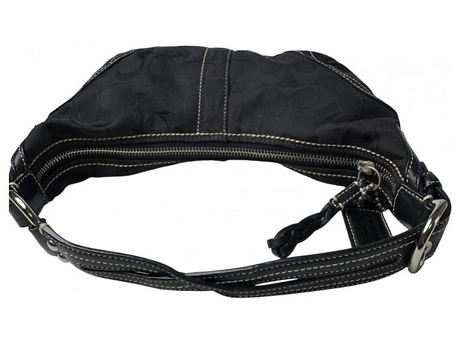 Borsa Coach One-Shoulder Signature Nero - vista 6