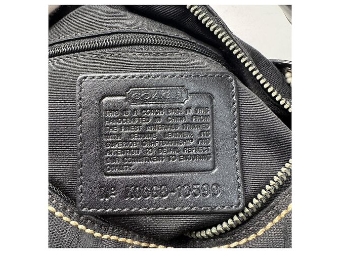 Borsa Coach One-Shoulder Signature Nero - vista 9