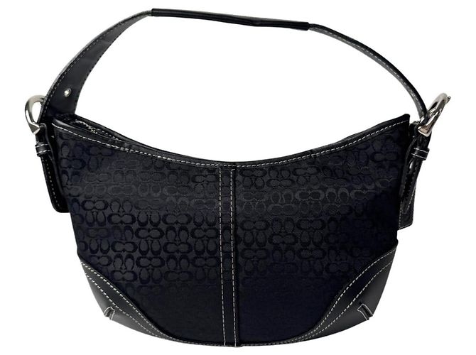 Coach Soho Mini Signature One-Shoulder Bag Schwarz - Ansicht 2