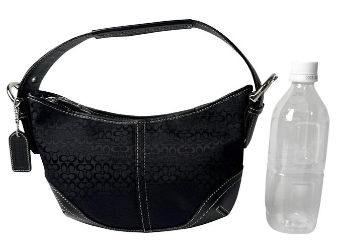 Coach Soho Mini Signature One-Shoulder Bag Schwarz - Ansicht 9