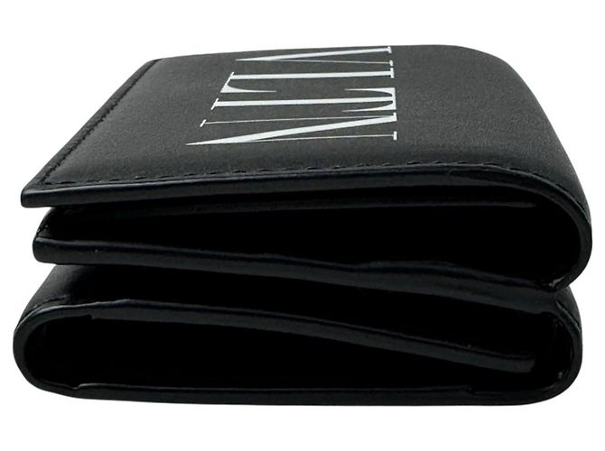 Valentino Garavani VLTN Tri-fold Wallet Black - view 3