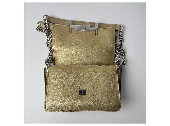 Borsa a tracolla Tod's Double T Chain D'oro - vista 8