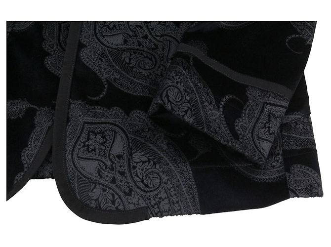 R13 Oversized Punk Rowing Blazer Black Grey Paisley Schwarz Grau - Ansicht 6