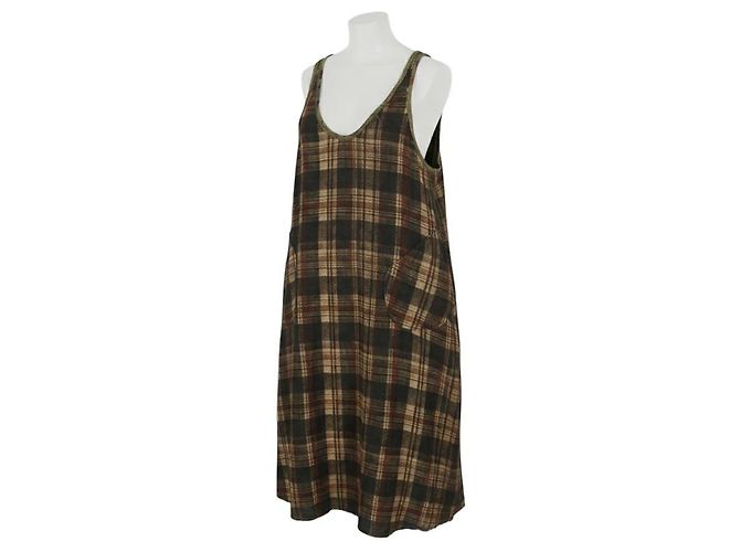 R13 Reversible Tank Kleid Braun Mehrfarben Grau - Ansicht 4