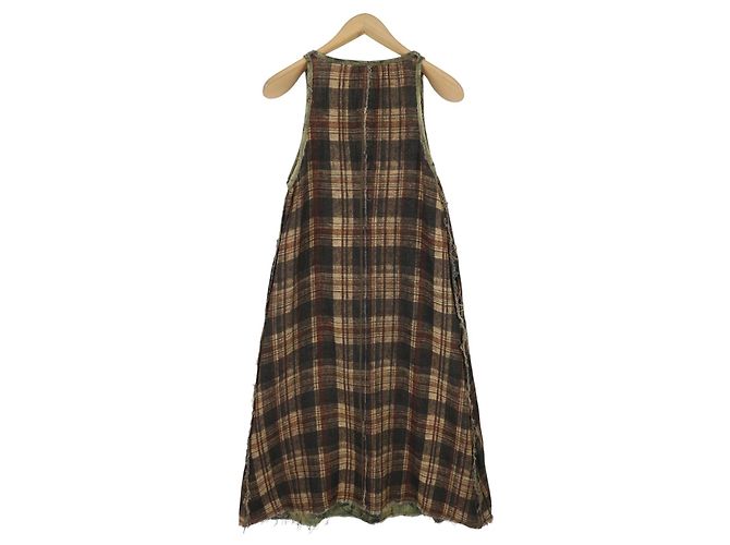 R13 Reversible Tank Kleid Braun Mehrfarben Grau - Ansicht 7