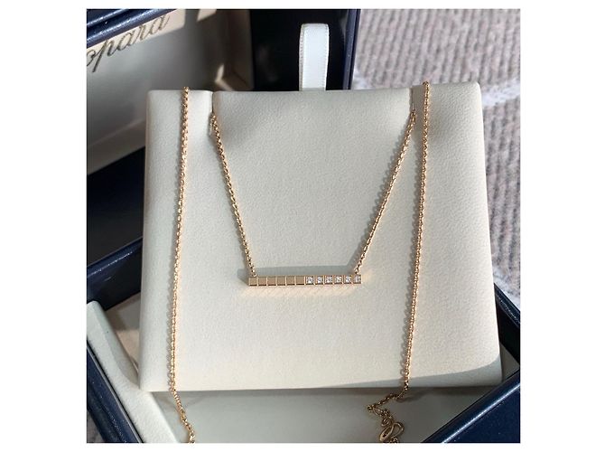 Collier Chopard Doré - vue 3