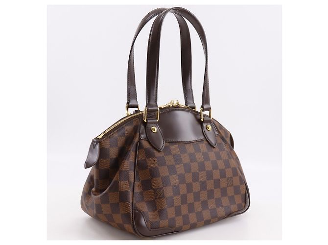 Borsa Tote Louis Vuitton Verona PM Marrone - vista 3