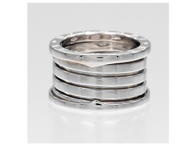 Bulgari Anello Bvlgari B.ZERO1 a 5 bande in oro bianco 18K - vista 6