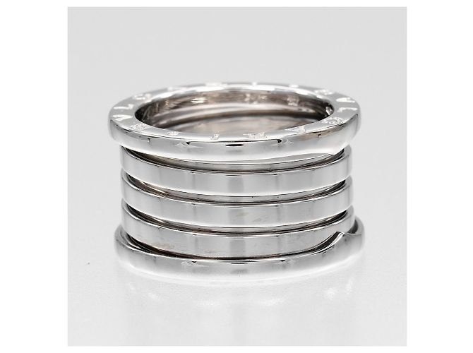 Bulgari Anello Bvlgari B.ZERO1 a 5 bande in oro bianco 18K - vista 7