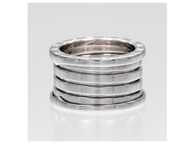 Bulgari Anello Bvlgari B.ZERO1 a 5 bande in oro bianco 18K - vista 8