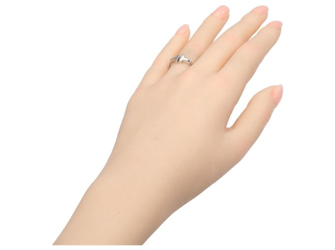Autre Marque Tiffany & Co. T Wire Ring in 18K Weißgold - Ansicht 2