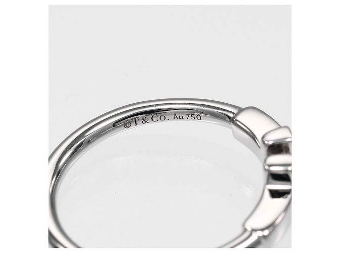 Autre Marque Tiffany & Co. T Wire Ring in 18K Weißgold - Ansicht 4