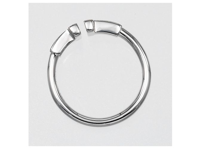 Autre Marque Tiffany & Co. T Wire Ring in 18K Weißgold - Ansicht 8