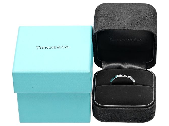 Autre Marque Anello Tiffany & Co. True in platino - vista 10