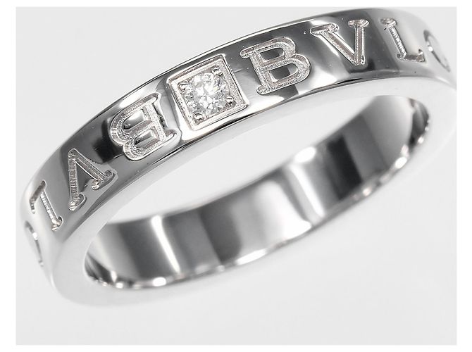 Bulgari Anello Bvlgari B.ZERO1 Essential Band in oro bianco 18K - vista 5