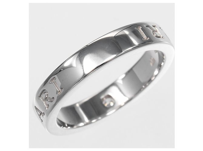 Bulgari Anello Bvlgari B.ZERO1 Essential Band in oro bianco 18K - vista 8