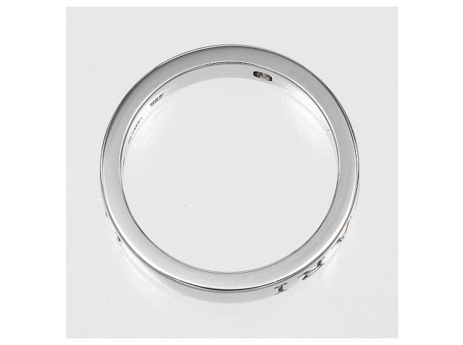 Bulgari Anello Bvlgari B.ZERO1 Essential Band in oro bianco 18K - vista 9