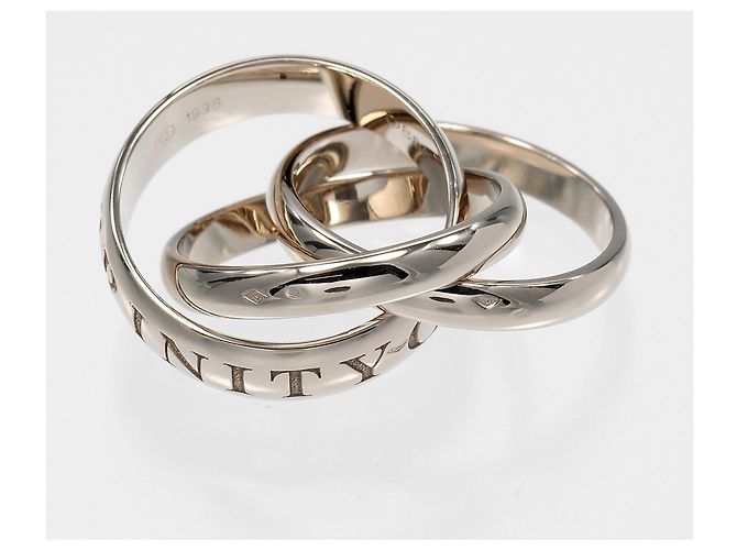 Cartier Trinity 1998 Christmas Ring Weißgold - Ansicht 4