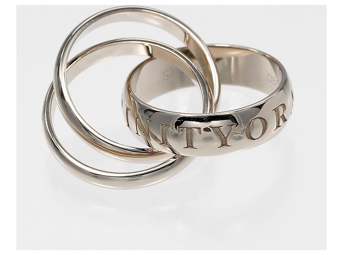 Cartier Trinity 1998 Christmas Ring Weißgold - Ansicht 5