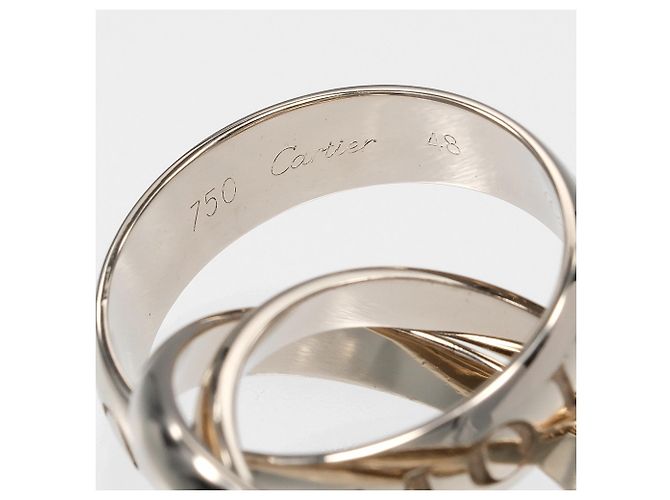 Cartier Trinity 1998 Christmas Ring Weißgold - Ansicht 6