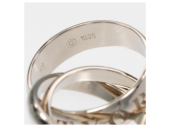 Cartier Trinity 1998 Christmas Ring Weißgold - Ansicht 7