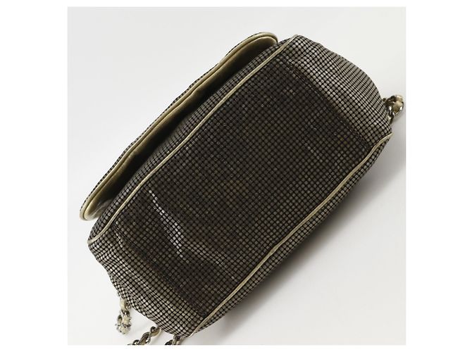 Borsa Chanel Hollywood Accordion Flap D'oro - vista 9