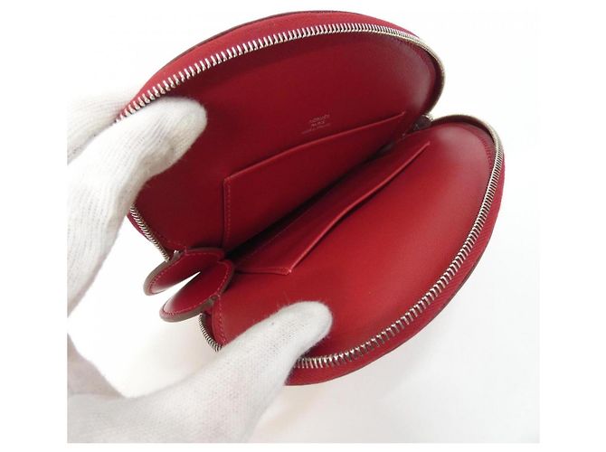 Hermès Hermes POMME Tutti Frutti Handbag Pouch Rosso - vista 7