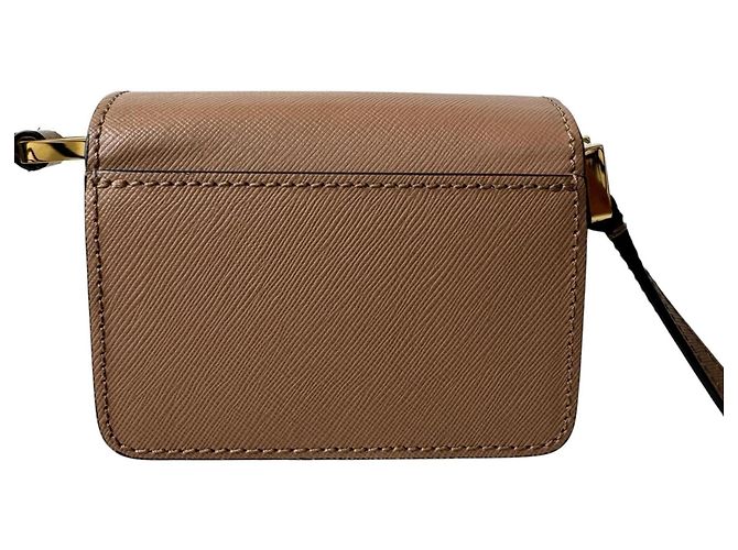 Marni Trunk Nano Schultertasche Braun - Ansicht 3