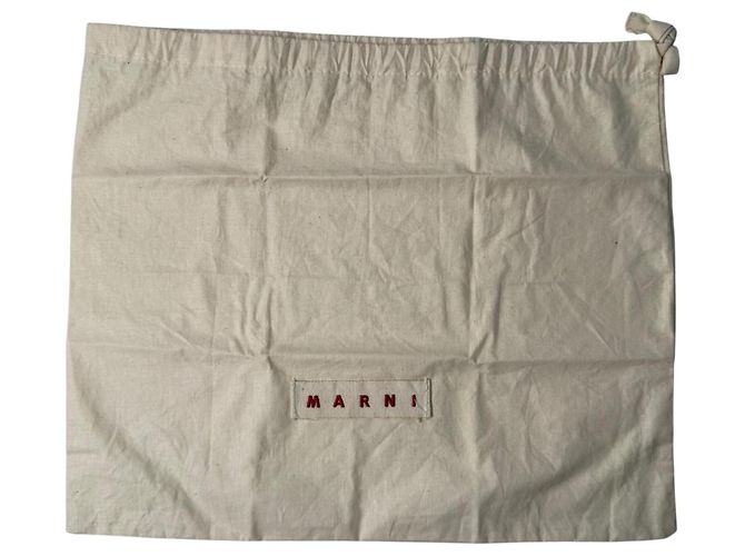 Marni Trunk Nylon Schultertasche Blau Grün - Ansicht 16